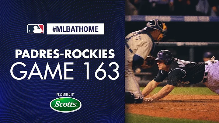 2007 NL Wild Card Tiebreaker (Padres vs. Rockies) | #MLBAtHome