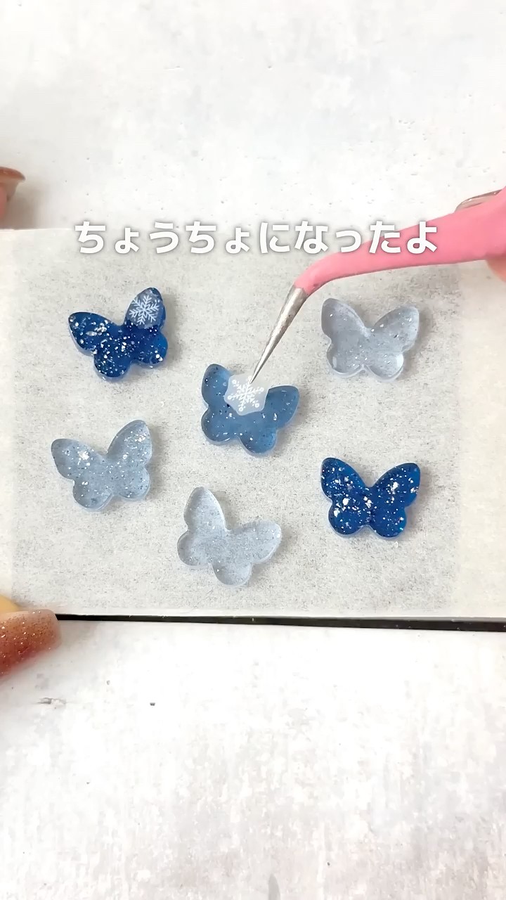 Resin] Recommended! How to make winter resin keychains ♪ How to