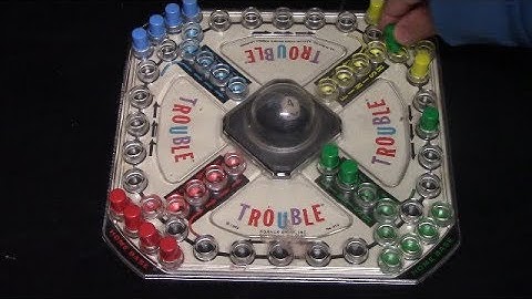 How To Play Original TROUBLE Board Game