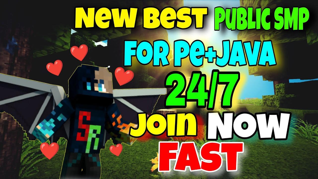 New Public SMP For java and Bedrock๐ฅฐ || 1.19.50+ Minecraft SMP server ...