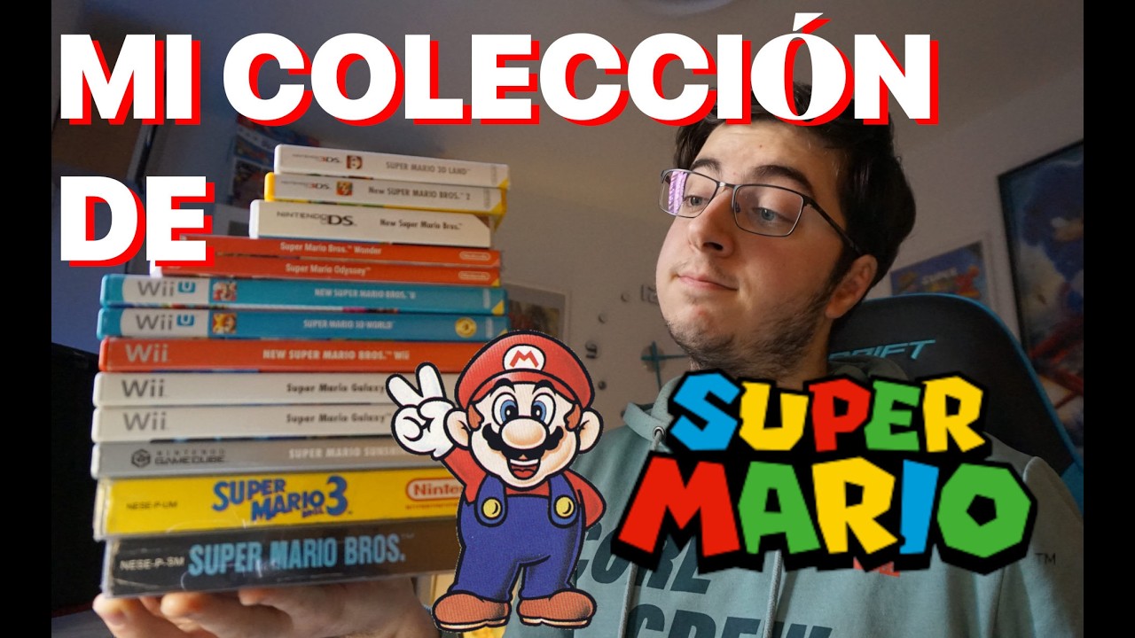 👀🟥COLECCIÓN de videojuegos de Super Mario!!! | Marty 141