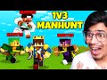 Minecraft speedrunner vs 3 hunter rematchmanhunt
