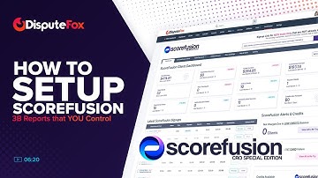 ScoreFusion 3B Reports Initial Setup & Tutorial