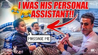 being Hamoodi’s personal assistant *BAD IDEA*