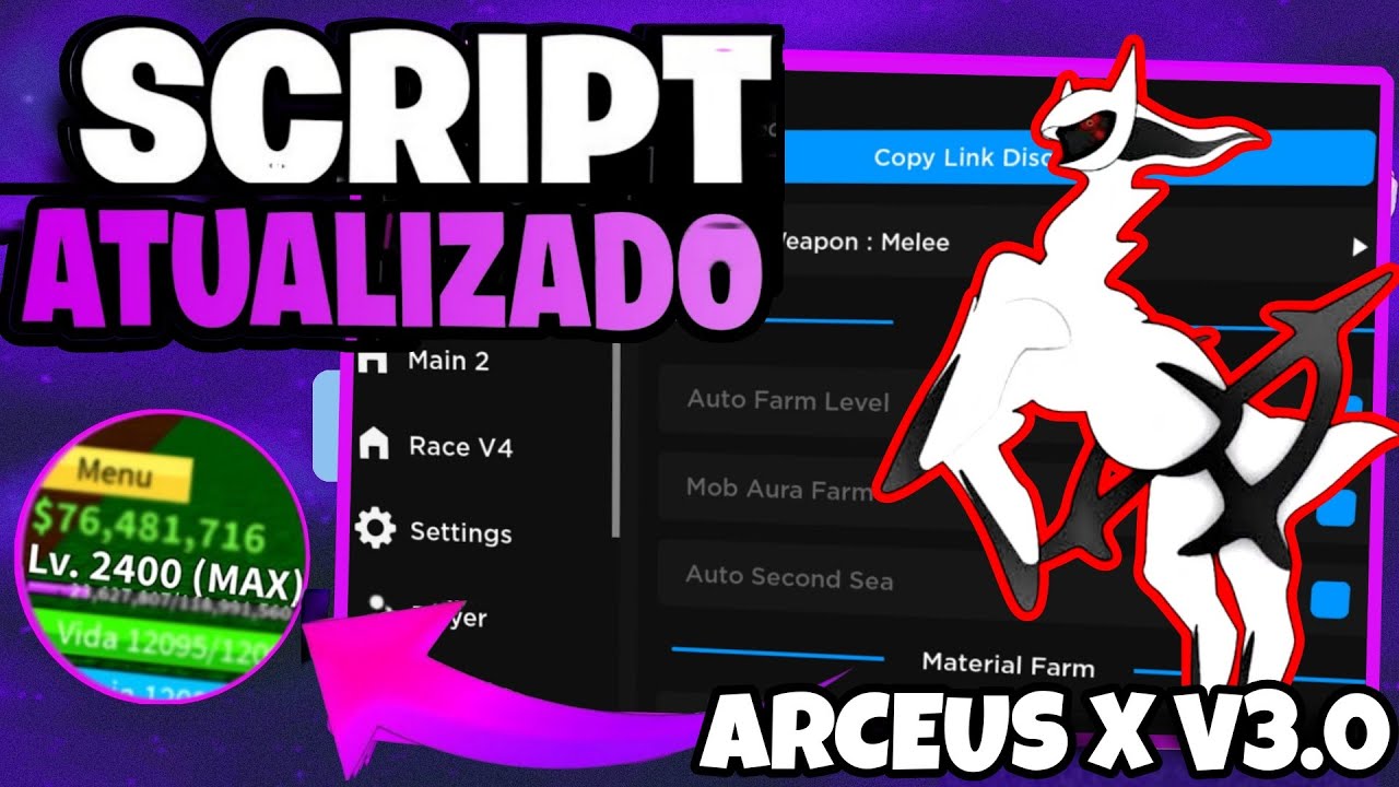 Best Blox Fruit Auto farm Script 😱  Arceus X 3.0 And Fluxus Delta (Mobile  Support ✓) 