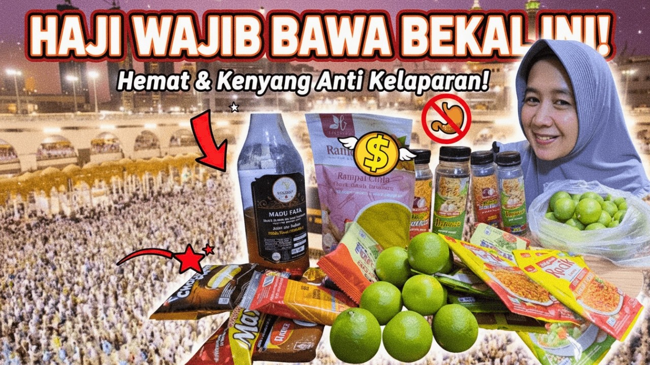 BEKAL LAUK HAJI PRAKTIS YANG WAJIB DIBAWA JAMAAH HAJI / UMROH