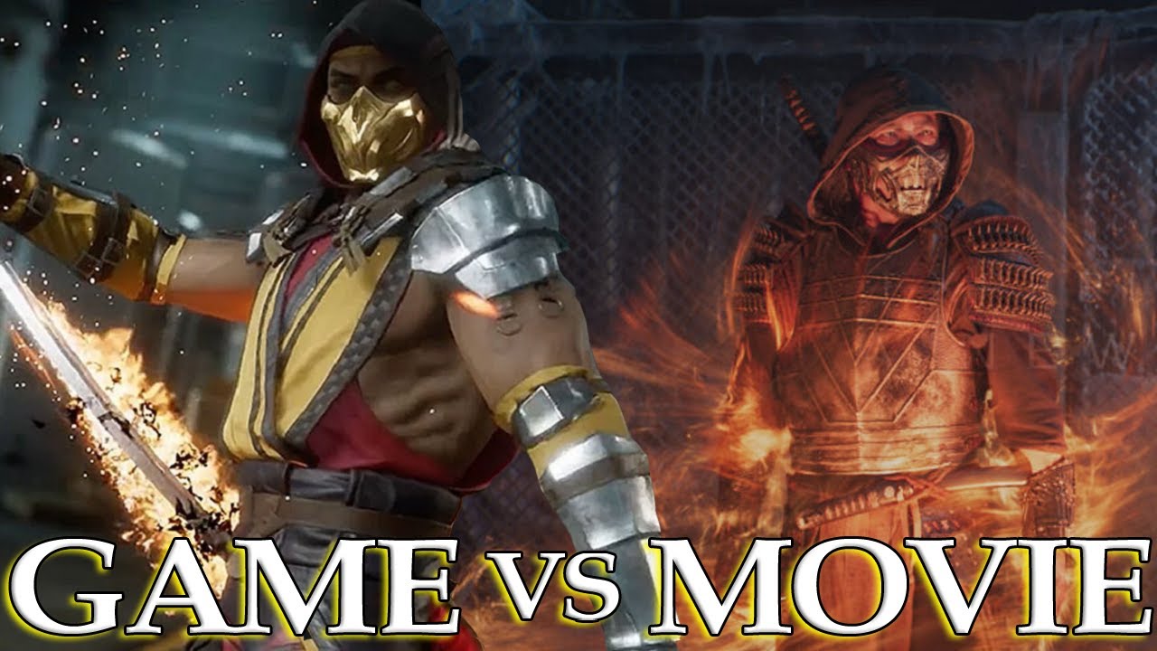 Scorpion's "Get Over Here" Game Compared to New Movie | Mortal Kombat 2021