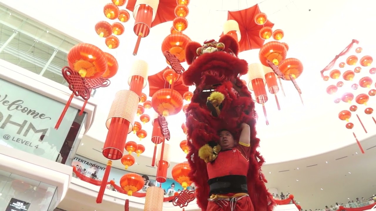 Pavilion Bukit Jalil - Acrobatic Lion Dance by KL Kun Seng Keng (KSK) 2022