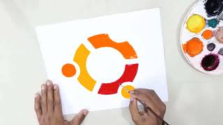 How to draw the Ubuntu logo