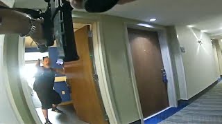 Intense Bodycam Footage Shows Fatal Police Shootout at Fort Lauderdale Hotel Resimi