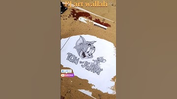 Tom and Jerry drawing | how to draw | how to draw a tom and jerry | #shorts #trending #viral #art