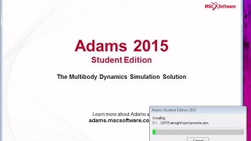 Adams Student Version Install