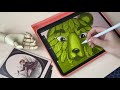 IPAD PRO 2021 M1 UNBOXING || Apple Pencil 2 speed paint Процесс рисования на IPad Pro