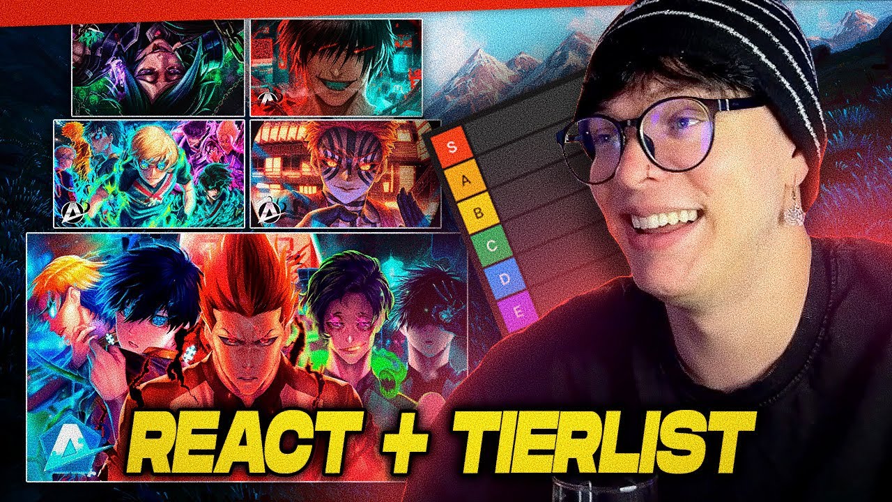 (TIERLIST Anirap🔥) Bastard X Ubers, Bastard X PXG, Akaza, Toji, Loki | REACT