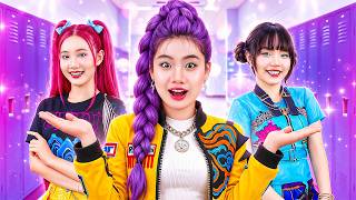 Everyone Turns Into Kpop Demon Hunters At School!