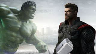 THOR vs HULK Pelea Avengers SPIDER-MAN vs IRON MAN VERDE