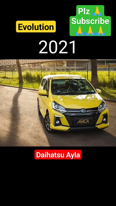 Evolution of Daihatsu Ayla // Plz subscribe 🙏 #evolution #daihatsu #ayla @jammumotohub7146