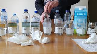 KIJK EN HUIVER Deel 1                  Test 8 verschillende 'bron'waters + kraanwater.