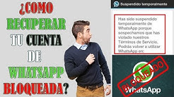 Como Recuperar tu Cuenta de Whatsapp Suspendida | RESUELTO | - Durasi: 7.42. Como Recuperar tu Cuenta de Whatsapp Suspendida | RESUELTO | - Durasi: 7.42.