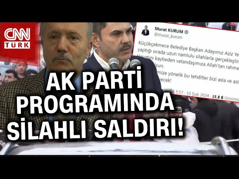 SON DAKİKA!🚨 AK Parti Küçükçekmece Belediye Başkan Adayı Yeniay'ın Seçim Çalışmasına Silahlı Saldırı