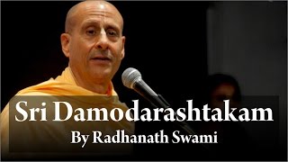 Video thumbnail of "Sri Damodarashtakam 20 October 2016 by Radhanath Swami at ISKCON Chowpatty"