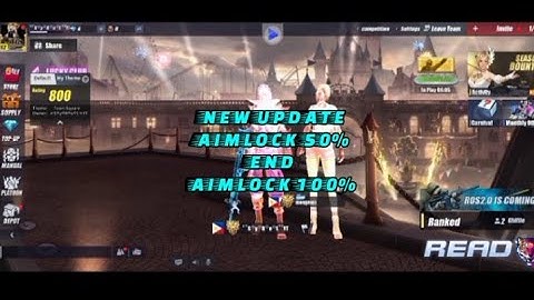 NEW UPDATE AIMLOCK 50% END AIMLOCK 100% MY AIMLOCK 100 NEED BYPASS!