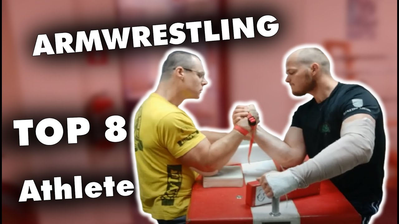 ARM WRESTLING table training with TOP 8 athlete Raimonds Antonovics