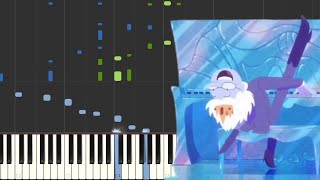 Adventure Time: Fionna and Cake - Winter Wonderworld (Synthesia Piano Tutorial)