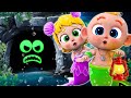 Mermaid pregnant vs zombie shark   call baby police   new  nursery rhymes for kids