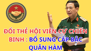 Đổi Thẻ Hội Viên CCB Bổ Sung Cấp Bậc Quân Hàm