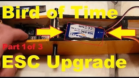 Dynaflite - Bird of Time - ESC Upgrade - Part 1 of 3 (2nd half lost)