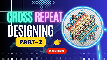 PART 2 CROSS REPEAT PATTERN #photoshoptutorial #textileprinting #digitalprint #patterndesign