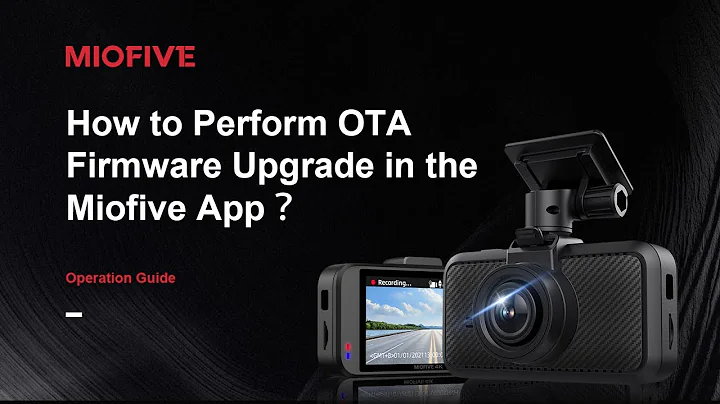How to Perform a Firmware Over The Air (OTA) Upgrade in the Miofive App？