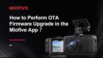 How to Perform a Firmware Over The Air (OTA) Upgrade in the Miofive App？