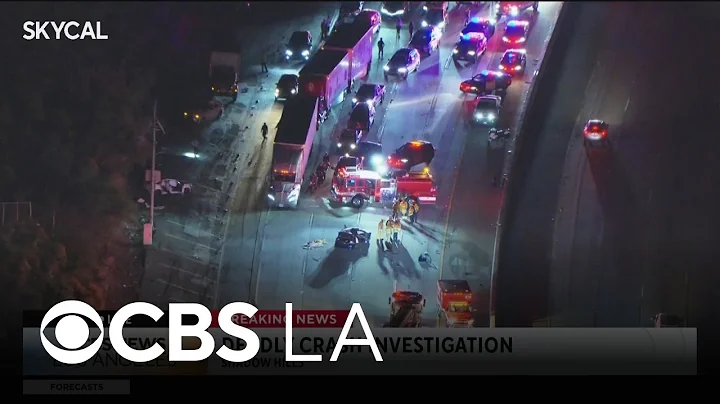 1 dead, 3 critically injured in multi-car crash on 210 Freeway in San Fernando Valley