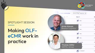 Spotlight Session: Making the OLF-eCMR work in practice
