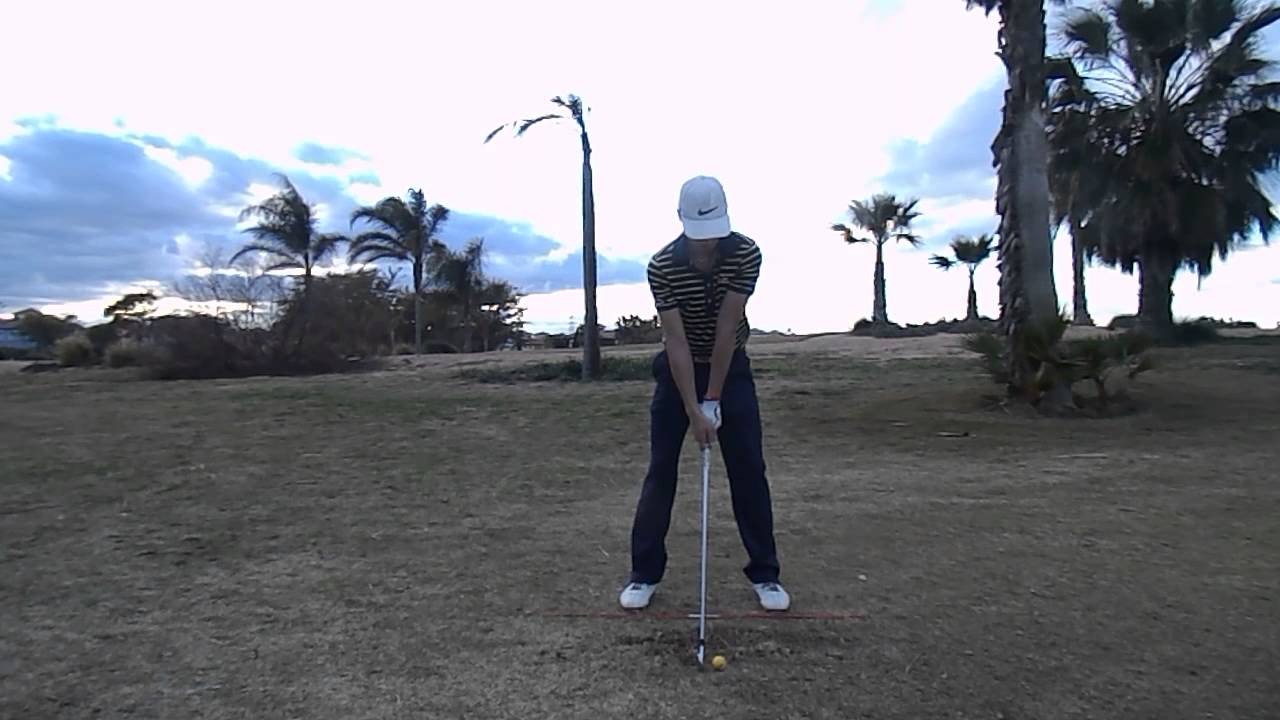 5 iron face-on Adam Aberg