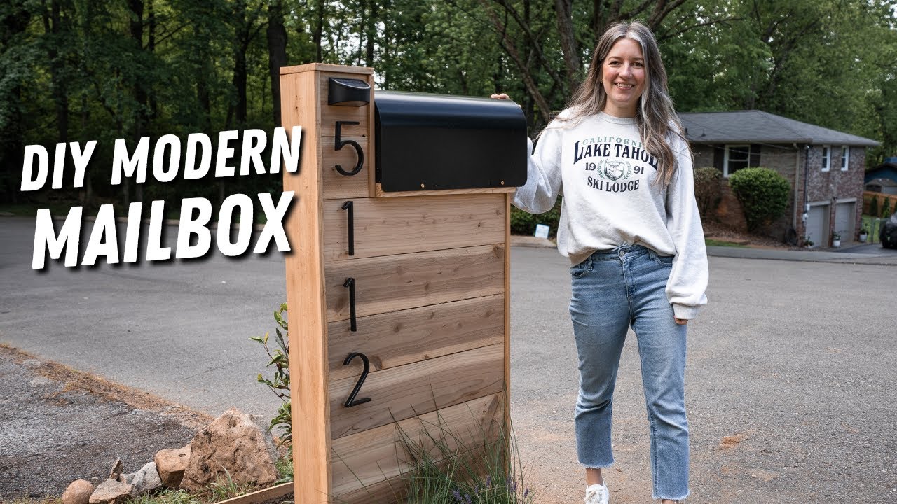 How To Build an Eye Catching Modern Mailbox