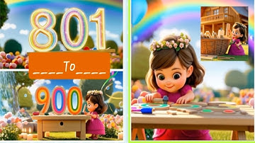 801 to 900 Numbers | Numbers Song | Learn Numbers | Kids Cartoons | Counting Songs | Nursery Rhymes