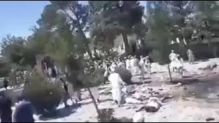 ویدیو انفجار امروز هرات و شهادت مولوی مجیب الرحمن انصاری به همراه برادرش.