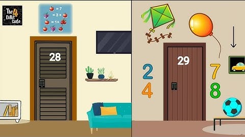 The 4 Digit Code Game Door 28 - 29 Walkthrough Android Gameplay | Puzzle Games
