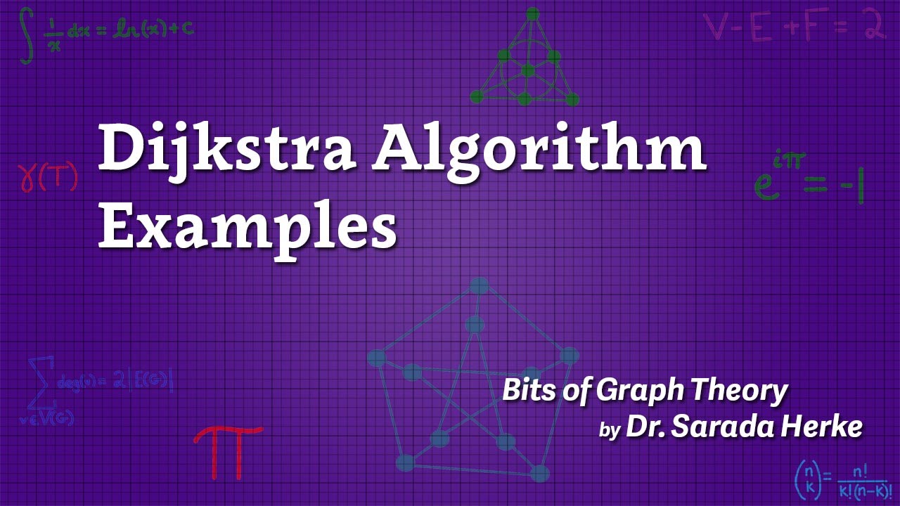 Graph Theory: 22. Dijkstra Algorithm Examples - YouTube