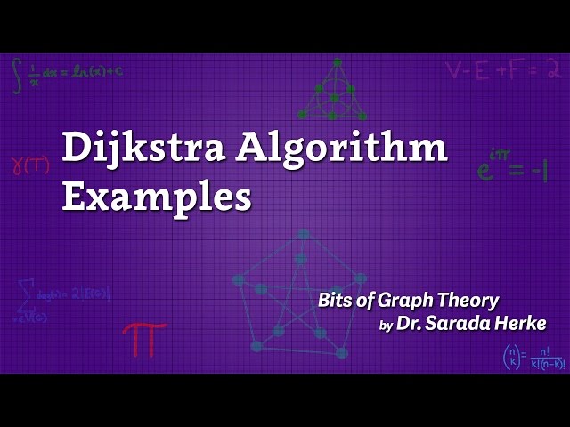 Graph Theory: 22. Dijkstra Algorithm Examples class=