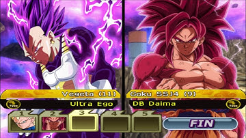 🔥 Team Super (Vegeta Ultra Ego & Goku UI) vs Team Daima (Vegeta SSJ3 & Goku SSJ4) | DBZ BT3 Mods