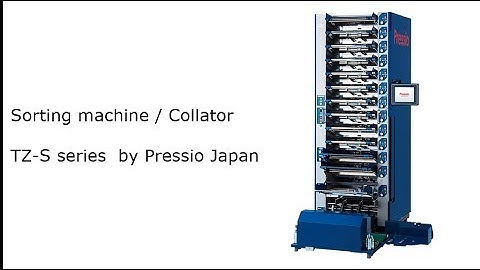 [TZ-SC] paper sorting machine / collator by Pressio