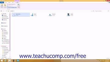 Windows 8.1 Tutorial Managing Libraries in Windows 8.1 Microsoft Training Lesson 2.13