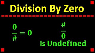 Brief Clarification about Division By Zero
