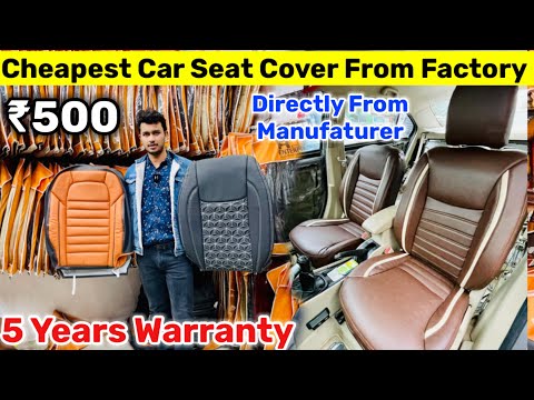 ₹500 से Cheapest Car Seat Cover at Wholesale/Retail | Starting |Car Seat Cover Manufacturer in Delhi