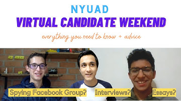 Virtual Candidate Weekend (NYUAD): everything to know + advice