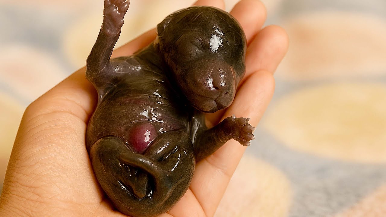 Этот малыш 🐶 был без мамы с рождения, и я вырастил его из бутылочки. 🐶🐕❤😘🥰